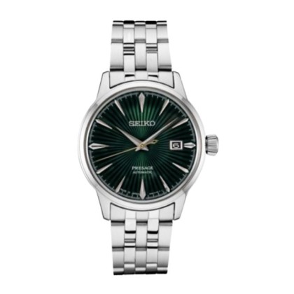 SEIKO PRESAGE SRPE15J1 5ATM STAINLESS STEEL STRAP ANALOG MEN WATCH